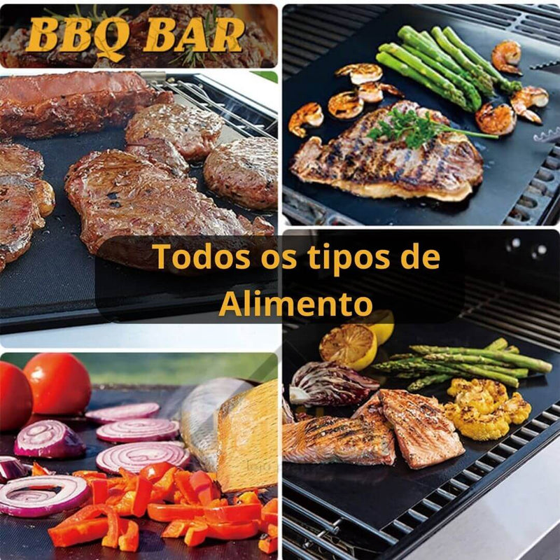 Grill Mat®- Manta Antiaderente e Reutilizável