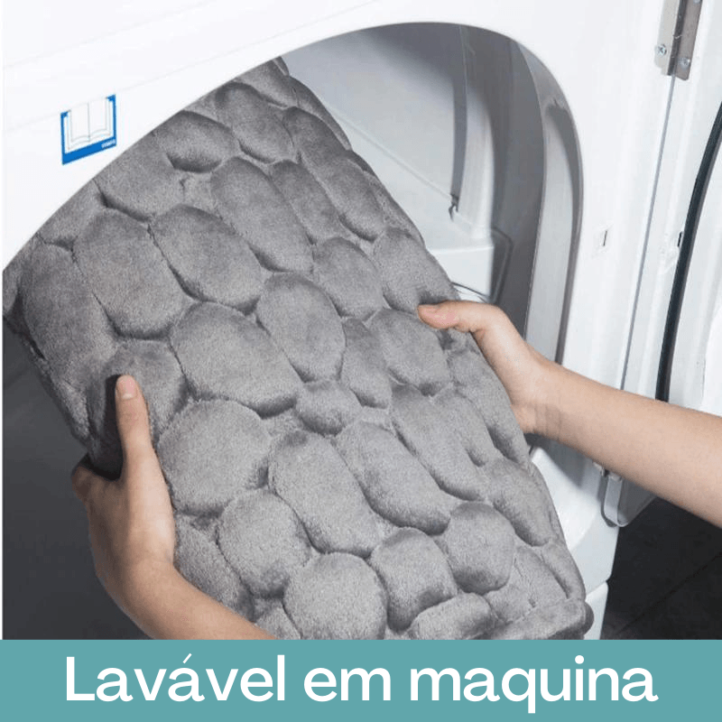 Tapete antiderrapante e ultra absorvente para banheiro