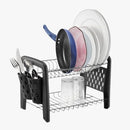 Escorredor Duplo Desmontável com Porta Talheres