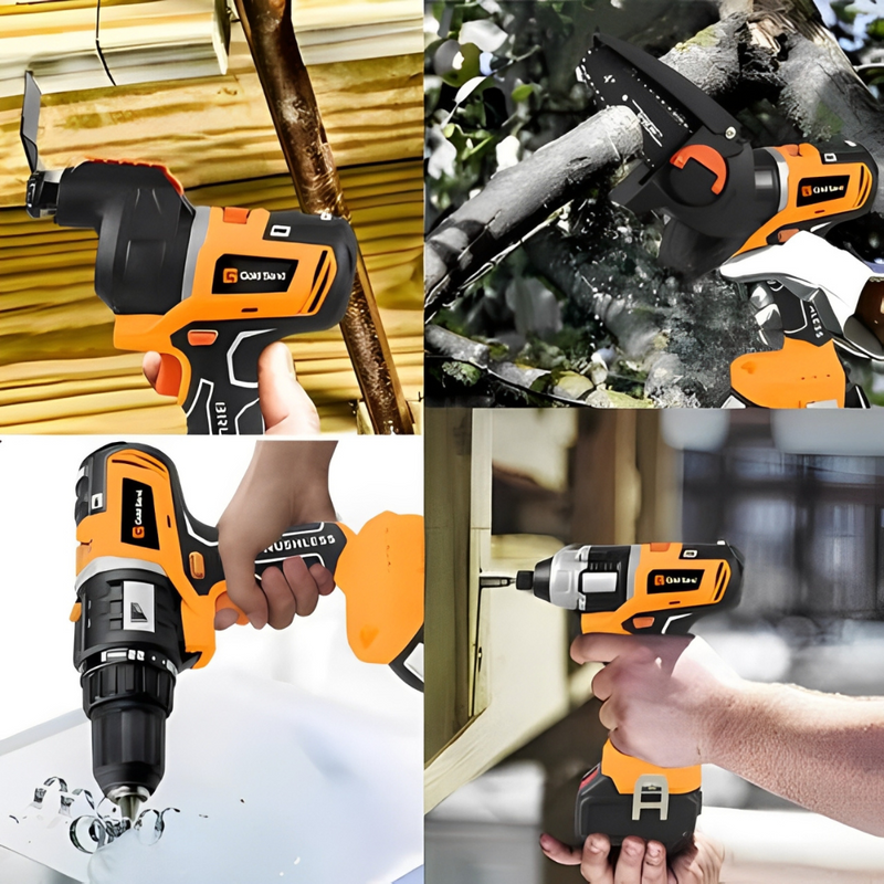 Task Master ™ - Kit de Parafusadeira 10 em 1 + (BRINDE EXCLUSIVO)