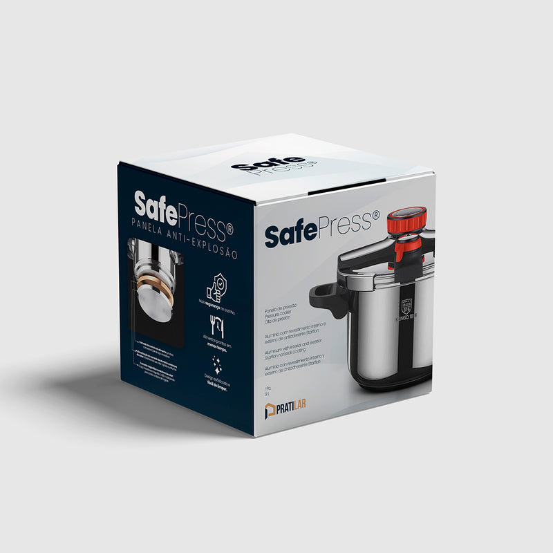 SafePresss™ - Panela de Pressão Anti-explosão + (BRINDE EXCLUSIVO)