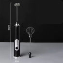 Mini Mixer Elétrico 2 em 1 para Bebidas e Ovos Recarregável