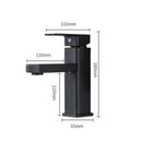 Torneira Quadrada Quente e Fria de Banheiro