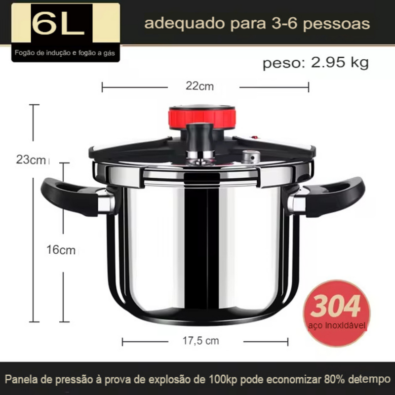 SafePresss™ - Panela de Pressão Anti-explosão + (BRINDE EXCLUSIVO)